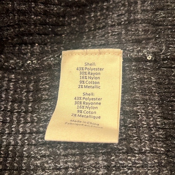 L'Agence Black Jinny Sequin Cardigan - Picture 12 of 12